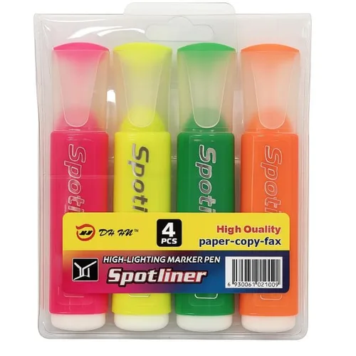 4 טושים מדגישים