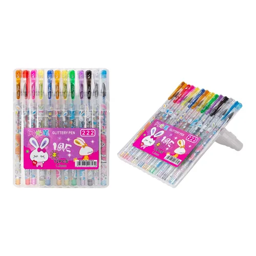 עטים מנצנצים 12 יח'