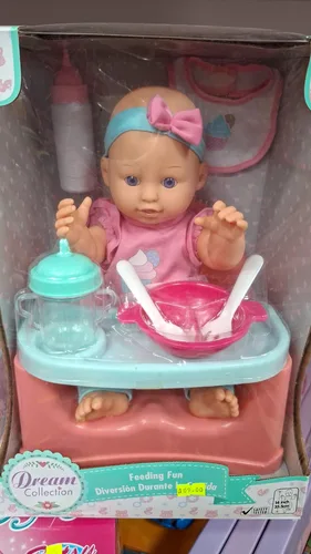 בובה תינוק כיסא אוכל