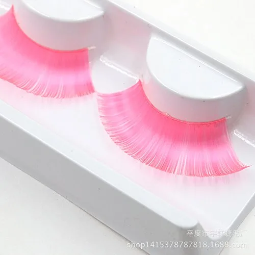 ריסים להדבקה ורוד