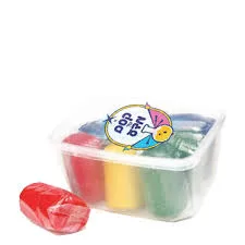 דלי בצק ענק מכיל 9 צבעים מגיע עם מערוך קטן