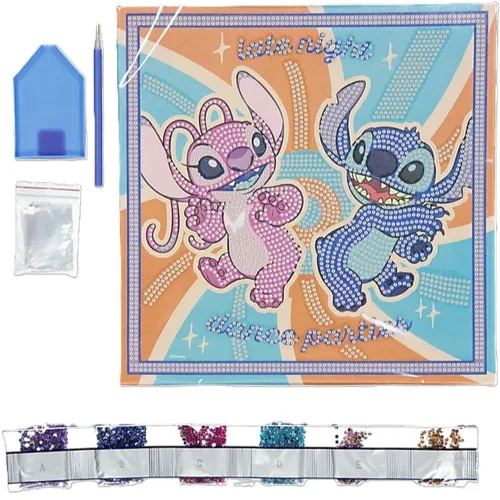 יצירה הדבקת אבנים סטיץ